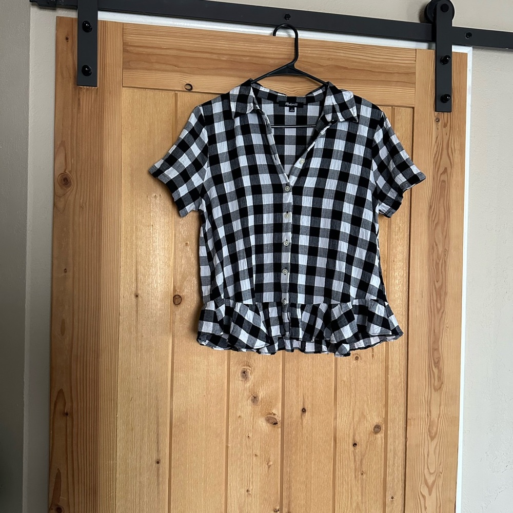 Madewell Gingham Women's Top